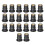 Rubber Motorcycle Windshield Nuts M5 20 Pack 4