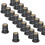 Rubber Motorcycle Windshield Nuts M5 20 Pack 6