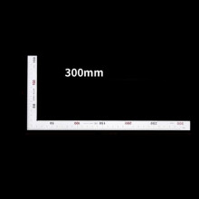 L Square Angle Ruler 300mm, 90 Right Angle Scriber Guide for Woodworking – Precision Adjustable Layout Tool