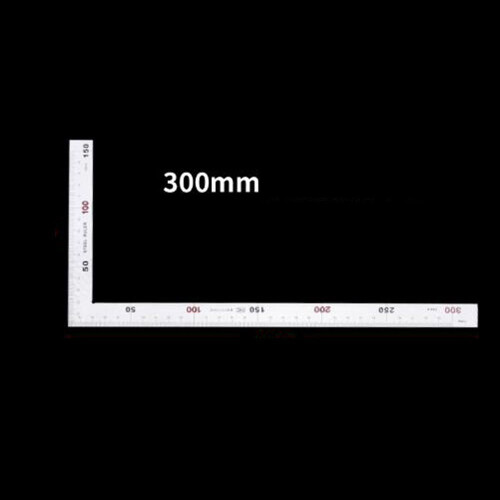 L Square Angle Ruler 300mm, 90 Right Angle Scriber Guide for Woodworking – Precision Adjustable Layout Tool