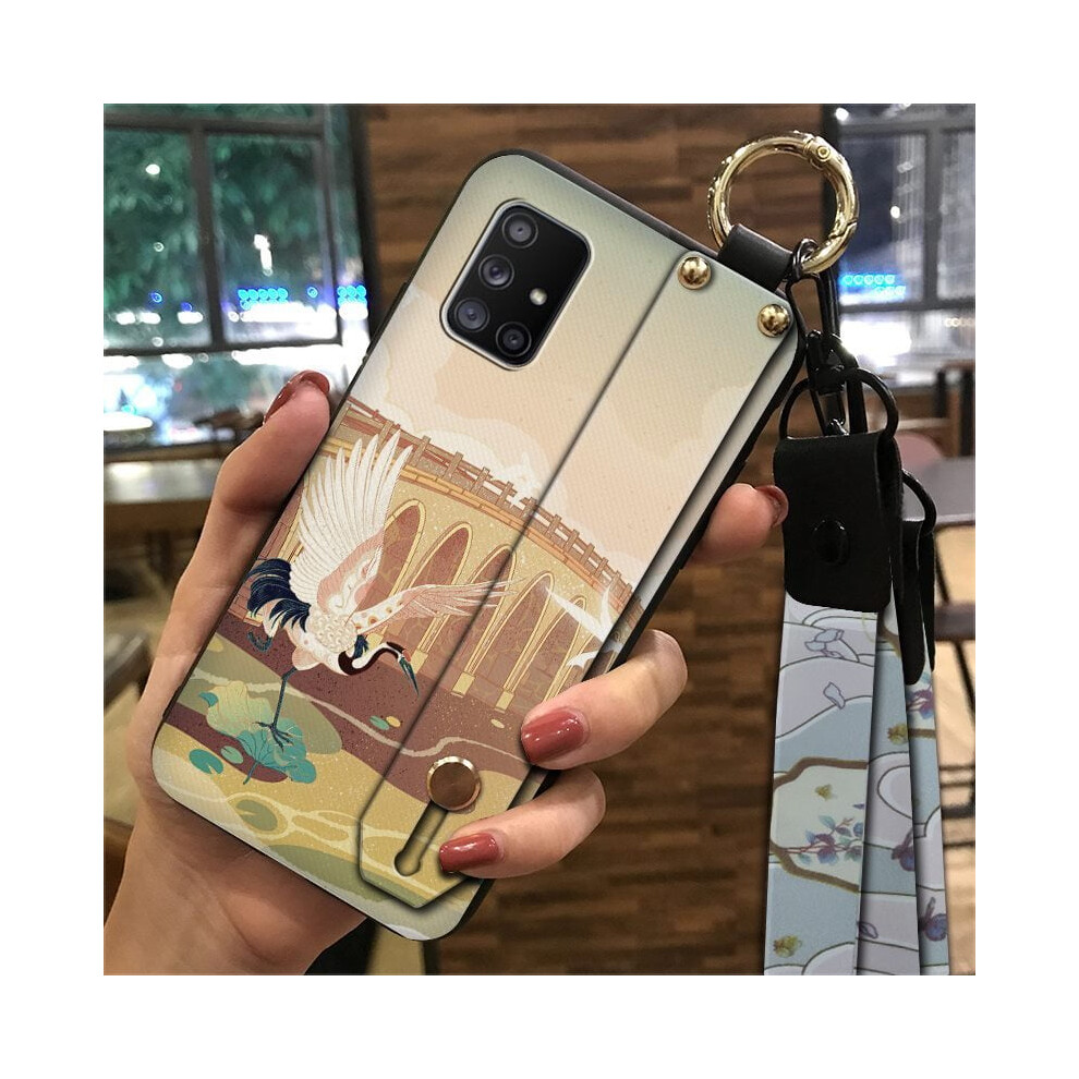 Phone Case Compatible With Samsung Galaxy A71 5G Â Anti-Knock, Dust-Resistant, Waterproof, Wrist Strap & Lanyard, Chinese Style 9482726281979