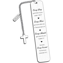 First Communion Gifts for Girls 2025 – Christian Bookmarks Compatible with Baptism, Confirmation, Easter Basket Stuffers