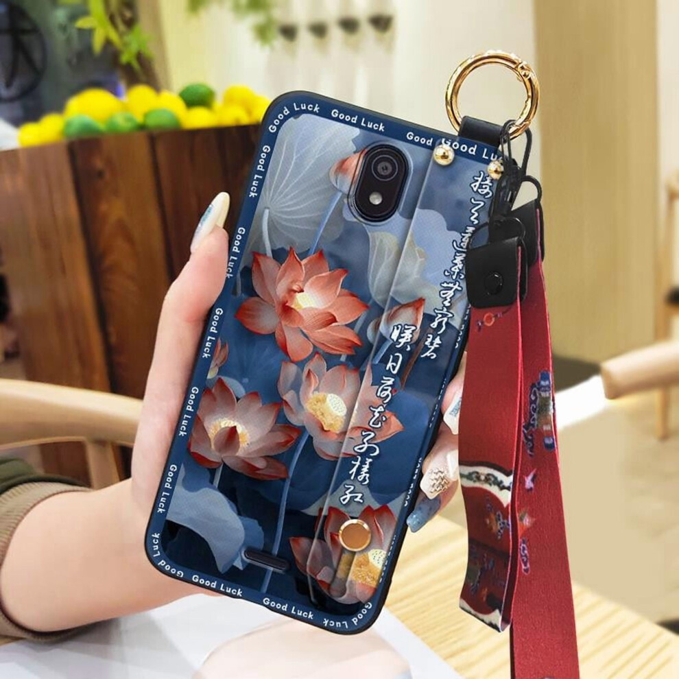 Nokia C100 Phone Case With Wristband, Shockproof Silicone Case Compatible With Nokia C100 9482726281443