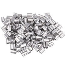 M1.5 Draadkabel Aluminium Huls Kabelbinders Krimpdraad Klem Aluminium Jas 200 Stuks