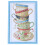DIY Handmade Needlework  Stitch Set Embroidery Kit 14CT Coffee cups Pattern -Stitching 28*42cm Home Decoration 1