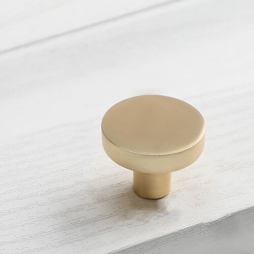 Modern Round Drawer Knobs – Single Hole, Sturdy & Scratch-Resistant | Compatible with Home, Office & DIY
