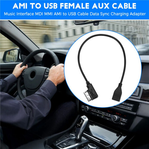 For   Music Interface MDI MMI AMI to USB Cable Data Sync Charging Adapter 1