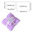 Coral Stripe Bath Towel Set Absorbent Quick-Dry Ultra-Soft 3