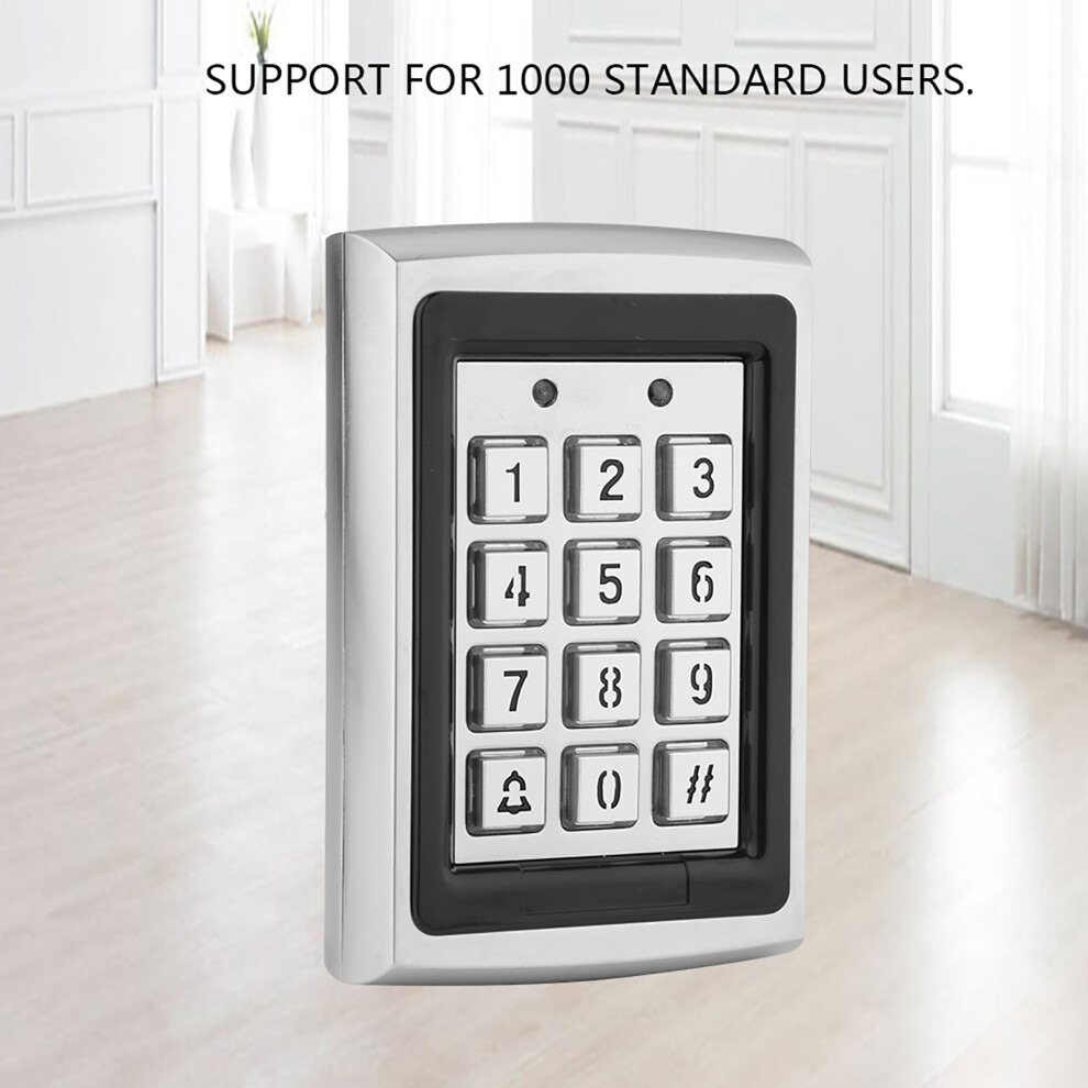 Rfid Card Door Access Controller Keypad 11*7.5*2.2Cm Backlight Security 5091392621305