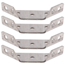 4pcs Multifunctional Stainless Steel Angle Code Right Angle Fixed Bracket Furniture Wood Board Angle Hardware Accessories