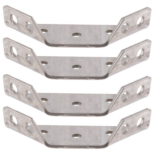 4pcs Multifunctional Stainless Steel Angle Code Right Angle Fixed Bracket Furniture Wood Board Angle Hardware Accessories