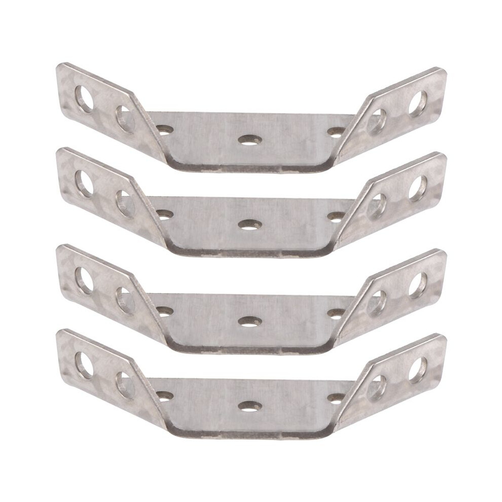 4Pcs Multifunctional Stainless Steel Angle Code Right Angle Fixed Bracket Furniture Wood Board Angle Hardware Accessories 4712703150314