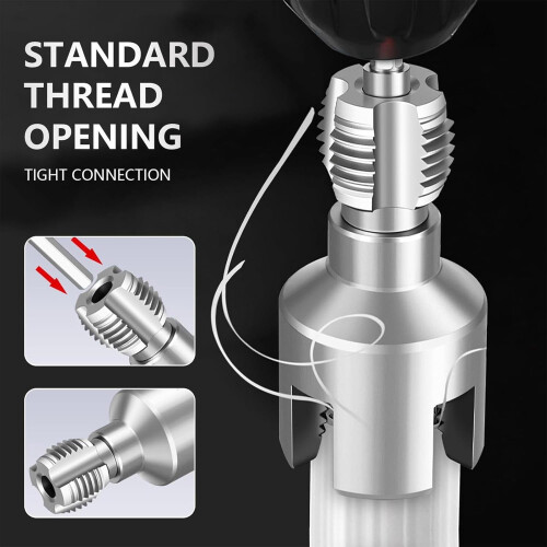 Integrated Internal & External Pipe Threading Tool, Compatible with 1" Pipes, for Home Repair 1