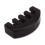 Black Rubber Violin Mute for Sound Reduction, 1 Pack, 2.20 3