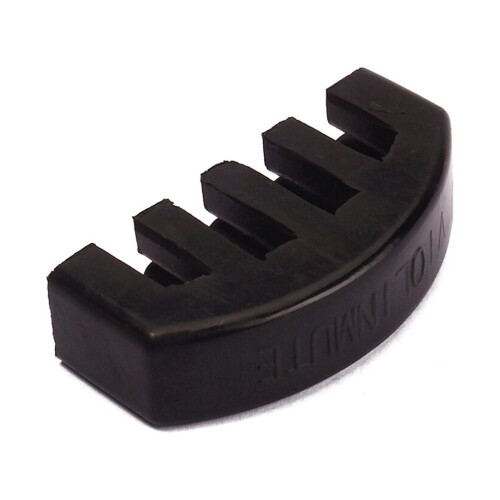 Black Rubber Violin Mute for Sound Reduction, 1 Pack, 2.20 2