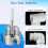 Dual-Purpose 1/2" & 3/4" Pipe Threader for Internal/External Threading, Compatible with Electric Drill, PVC & Plastic 4