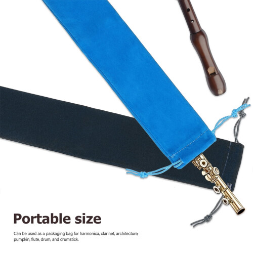 Unbranded velvet drawstring pouches for musical instruments 2