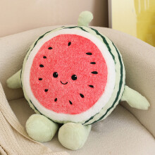 Adorable peluche de sandía, suave y tierno, almohada de fruta de peluche, 30 cm, linda idea de regalo.