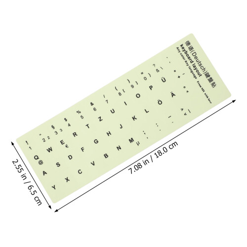 Pianotoetsenbord Glow Sticker Desktop Computer Premium Material 2