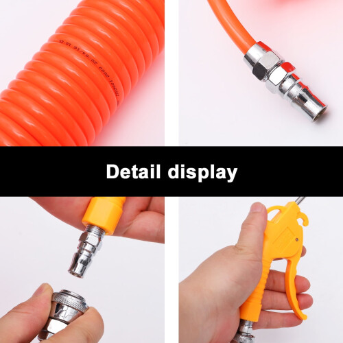 PU Pneumatic Hose Set 8x5 mm 15 m with Type C Quick 1
