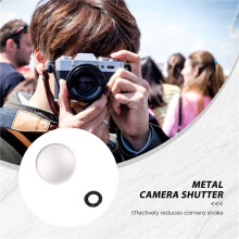 Camera Shutter Release Button Metal for XT30 XT20 XT10 XT3 XT2 XPRO2 X100F X100T RX1R RX10IV (Silver)