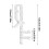 Clear Blind Clips for Valance 2 inch 12 pcs 5