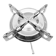 Brûleurs extérieurs en acier inoxydable pour la cuisson en pique-nique, 1 ensemble, 17,5 x 17,5 cm