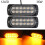 Gul LED-ljusramp för bil/lastbil 12 LED 36 W 2 st 5