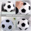 Football-shaped decorative coin bank set 2
