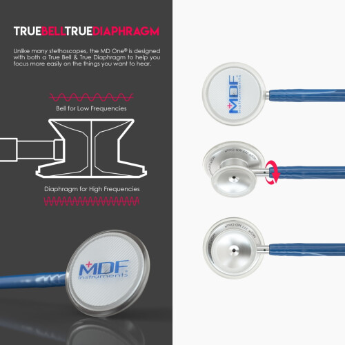 MDF MD One Stainless Steel Stethoscope 2