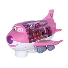 BAELLERT Electric Airplane Toy with Music Light 360 Degrees Rotation Intelligent Obstacle Avoidance Kids Stunt Plane Toy Toddler Boys Girls Gift