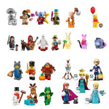 24pcs Princess Anna Hans Snow Treasure Grand White Elsa of Steven Pinocchio Minifigure Kid Toy Fit Lego