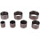 7Pcs Round Leather  Cutter Mold Die Template Punching Tools 20mm-50mm 4