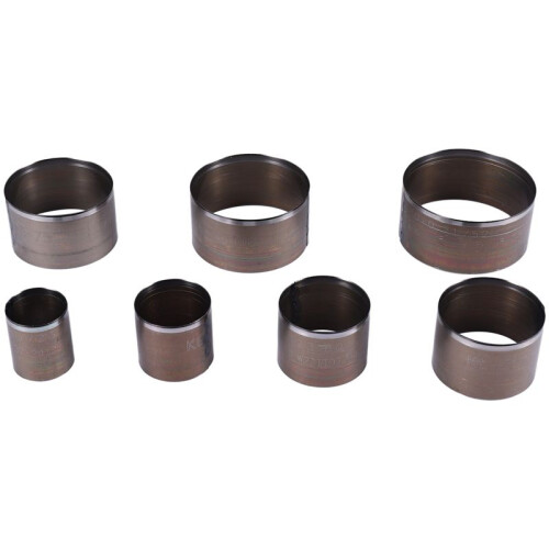 7Pcs Round Leather  Cutter Mold Die Template Punching Tools 20mm-50mm