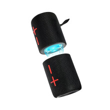 Draagbare luidsprekers - Draadloze 2-in-1 RGB-luidspreker met 4000mAh-batterij en USB-C-oplaadfunctie voor buitenactiviteiten, reizen, thuisfeesten