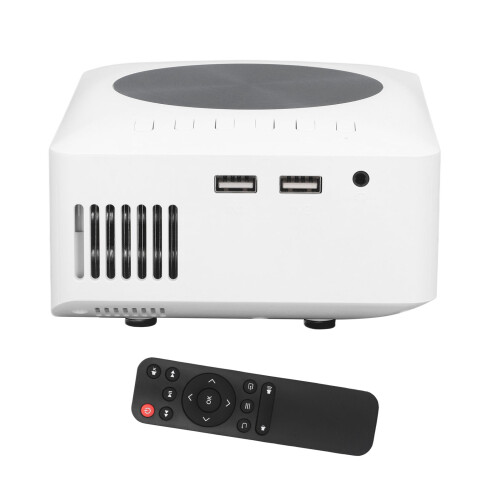 Bluetooth Audio Output Projector Silent Cooling System Wireless Content Casting Built In Streaming Apps Portable Video Projector With Multimedia 2