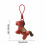 Plush Horse Keychain with Auspicious Emblem 1pc 3
