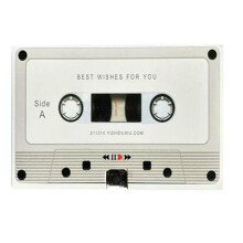 Recordable Greeting Card with Voice Recorder Cassette – Compatible with Birthday, Mother's Day, Father's Day, Christmas & Valentine's Day