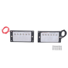 Humbucker Double Bobinage Milieu + Pont Compatible avec le Style LP Parties de Guitare éLectrique Kit de Remplacement pour Jeu de PièCes de