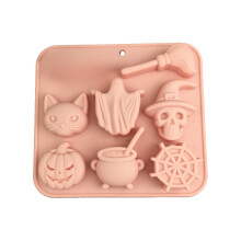 Halloween Candy Molds, Silicone Chocolate Molds Shaped with Ghost for Making Gummy, Jelly, Ice Cubes, Cake Decorations