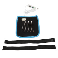 Infrared Red Light Therapy Massager Belt With Vibrating Massage For Pain Relief, Muscle Relaxing And Improve Circulation, Cordless Battery Powered