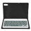 Capa com teclado Bluetooth sem fio para tablets de 9 a 11 polegadas, oferecendo conexão estável e confiável e teclado retroiluminado em cores do 2