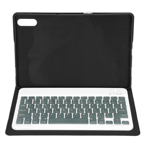 Capa com teclado Bluetooth sem fio para tablets de 9 a 11 polegadas, oferecendo conexão estável e confiável e teclado retroiluminado em cores do 1