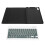 Capa com teclado Bluetooth sem fio para tablets de 9 a 11 polegadas, oferecendo conexão estável e confiável e teclado retroiluminado em cores do 5