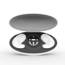 Kuulokkeet kyljellään nukkujille, näkymättömät kuulokkeet nukkumiseen, pienet, huomaamattomat Bluetooth-kuulokkeet, langattomat, piilotetut