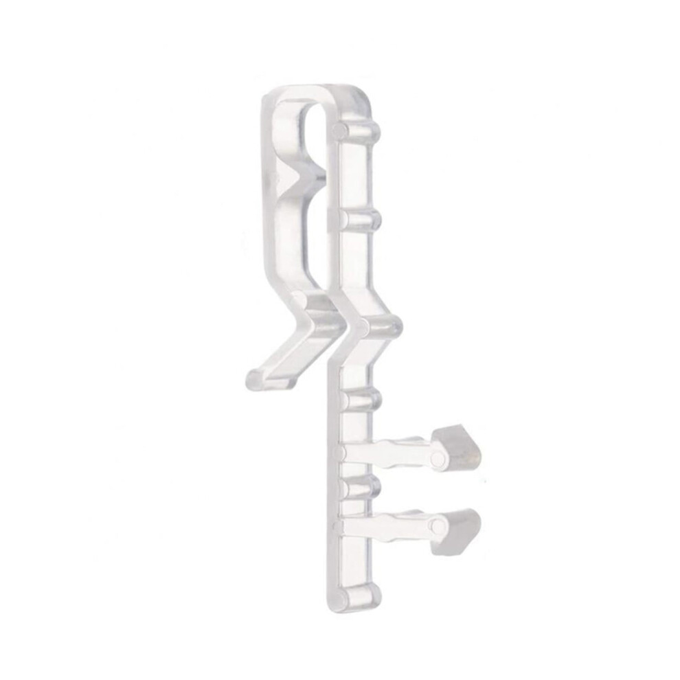 Clear Hidden Channel Valance Clips For Faux & Real Wood Blinds Â 1Pc Plastic Retainer Holder (Compatible With Standard Blinds) 9482828651281
