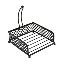Porta-guardanapos de papel elegante e plano - Porta-guardanapos para mesa, cozinha, bancadas e mesas externas - Dispensador de guardanapos