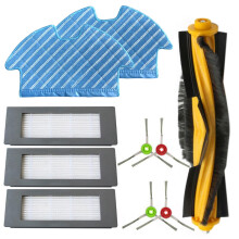 for Deebot Ozmo 900 Filter Brush Mop Cloth Set Vacuum Cleaner Parts Robot Vacuum Cleaner Roller Brush Side