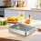 Stainless Steel Roasting Pan with Rack 1 Piece 7
