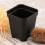 100PCS Plant Disposable Flower Pot Small Black Square Cutting Seedling Plastic Square Pot 4